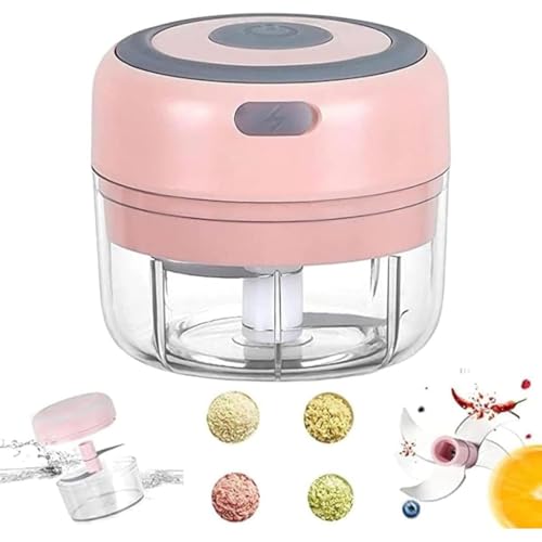 大根おろし器 電動 一台多役 みじんぎりチョッパー 操作簡単 ョッパー 氷 も 砕け 泡立て器 大根おろし だいこんおろし器 みじん切りチョッパー 小型 大根おろし 大容量 おろしき器 電動コンパクト 大容量 (100ml) (A)
