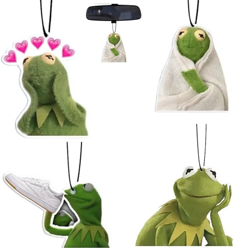 Image of Rawan 4 Pack Car Air Freshener Funny, Car Accessories Cute for Women Girls And men Car, Funny Decor Hanging Fresheners Car Interior Room Decorations, for Christmas Gift.