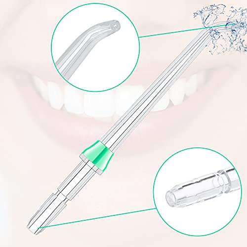 8 Pieces Compatible with Waterpik Replacement Flossers Replacement Tips, Classic Jet Tips Flosser Refill Heads Replacement Heads for Water Toothpick (Classic Jet Tips)