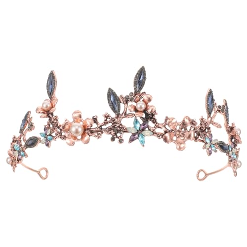Tiara de cristal vintage barroca para novia accesorio ligero decoración brillante cabello