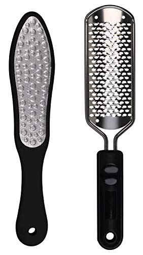 Oneleaf 2PCS Professional Pedicure Rasp Foot File Cracked Skin Corns Callus Remover