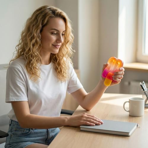 Nee doh Ice Cream Squeeze Squishy, Ice Cream Cone Squishy, Slow Rise Sensory Fidget Toy,Party Favors Summer Sensory Stress Relief image 11