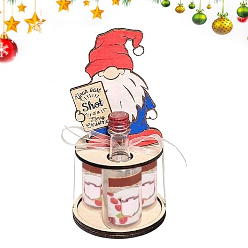 Portabotellas de alcohol, soporte de vino de Navidad | Alcohol Pequeño casillero de vinos,Almacenamiento de botellas de alcohol, casillero de vino de Navidad, utensilios de bar de vacaciones