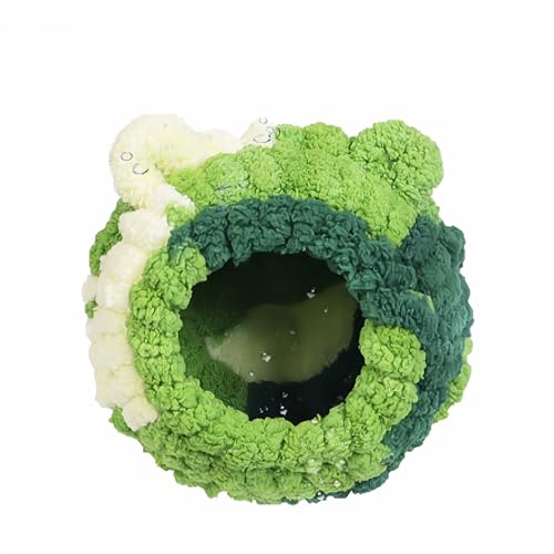 Genérico Hamaca Caliente para Pájaros Cama cálida de Invierno para Loro - Cabaña de Dormir para Pájaros, artefacto de Aislamiento térmico de Invierno, de algodón cálido y Grueso (Verde)