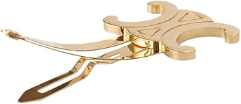 CELINE スナップヘアクリップ 2つセット ゴールド Amazon.co.jp: [セリーヌ] ヘアクリップ 2個セット ヘアアクセサリー