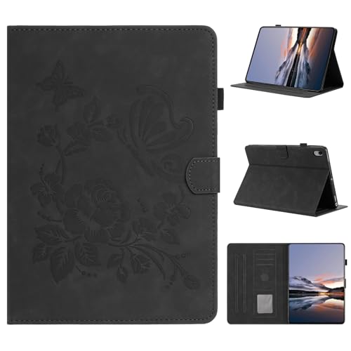 Housse iPad mini 7ème génération motif papillon : le compagnon cuir idéal au café ou au bureau