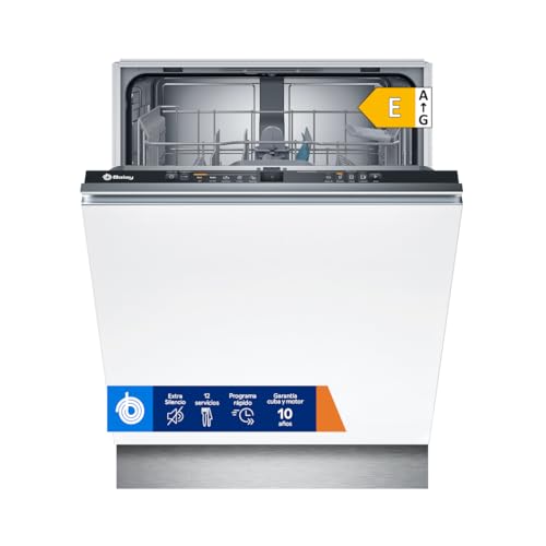 Balay Lavavajillas Integrable, 60 Cm, Motor Extrasilencio, Programa Automático, Gris, 3vf5012np