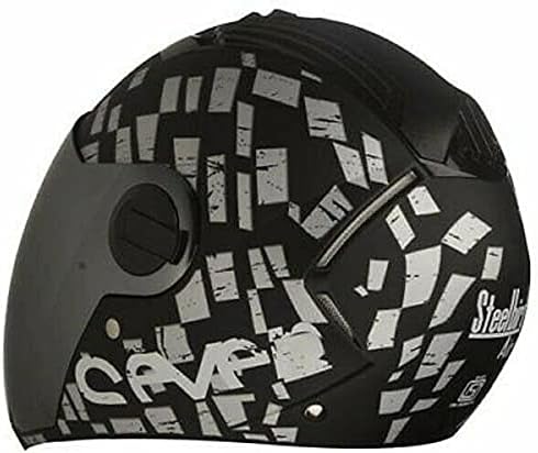 Air SBA-2 Full Face Helmet Safe Stylish Black Silver