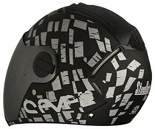 Air SBA-2 Full Face Helmet Safe Stylish Black Silver