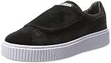 puma basket platform core black  Puma Basket Platform Strapvr, Zapatillas Mujer, Negro (Black-Black-icelandicblue), 36 EU