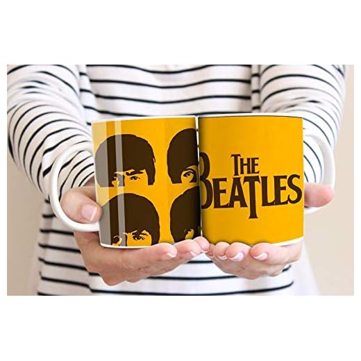 TAZA ILUSTRACION LOS BEATLES TAZA REGALO AMIGOS cumpleaños sorpresa