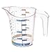 Produktbild Rotho Domino Messbecher 0.5l mit Skala, Kunststoff (PP) BPA-frei, transparent, 0,5l (15,8 x 10,1 x 12,7 cm)