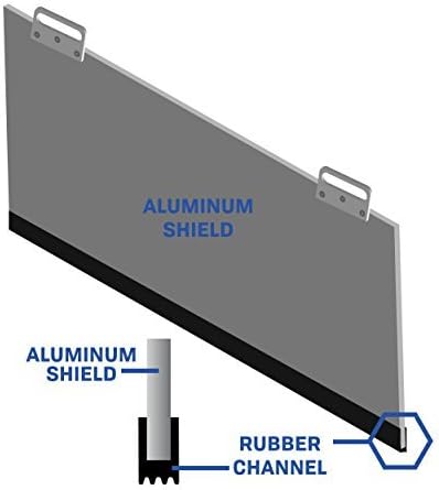 Miniatura 6 de Paquete 2 en 1  Protector de puerta de montaje exterior (5127MA) + umbral de barrera de inundación de puerta (319MA), tamaño (36" x 40")