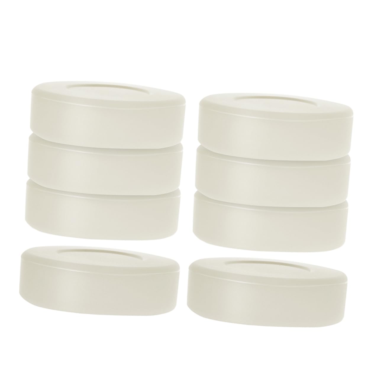 KOMBIUDA 8Pcs Glow Dark Hockey Pucks Training Pucks for Indoor and Outdoor Practice for Adults for Hockey Games and Parties