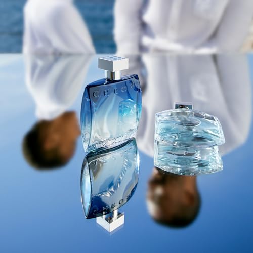 Image of Azzaro Chrome Eau de Toilette 50 ml - Fresh Aquatic Mens Cologne - Citrus, Woody, Musky Fragrance -Fresh Notes of Bergamot - Everyday Wear - Classic Summer Beach Scent - Luxury Perfumes for Men