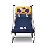 Pop-A-Shot - Home Dual Shot with Los Angeles Lakers NBA Graphics l Sensor Scoring l 16 Game Modes l 7 Balls l Foldable Storage l for All NBA Fans