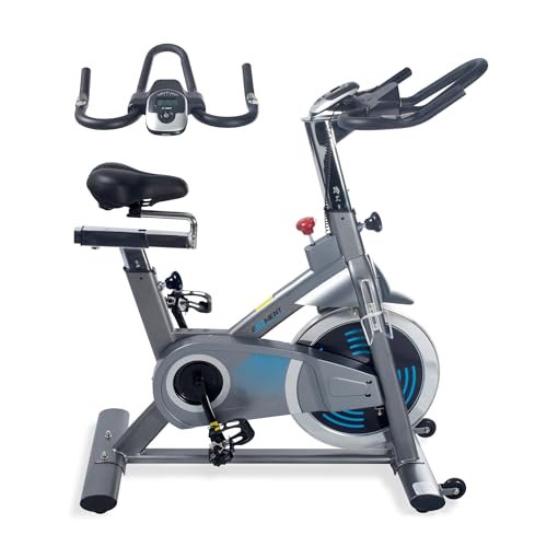 EFITMENT Magnetic Exercise Bike, Ultra-Stable Stationary Bike with Quiet Belt