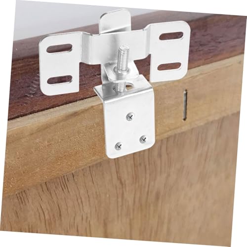 Image of jojofuny 6pcs Adjustable Art Hanging Hardware Heavy-Duty Frame Mounting Hooks for Large Picture Frames Construction Concealed Installation Versatile for Home Office and Gallery Displays