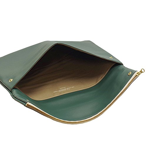 [Delfonics] 500257 Craig Carring Case Size L Green Grey Document Case Clutch Bag #TOP3