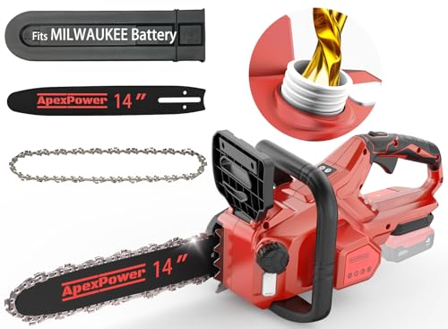 14" Brushless Cordless Chainsaw for Milwaukee M18 Battery