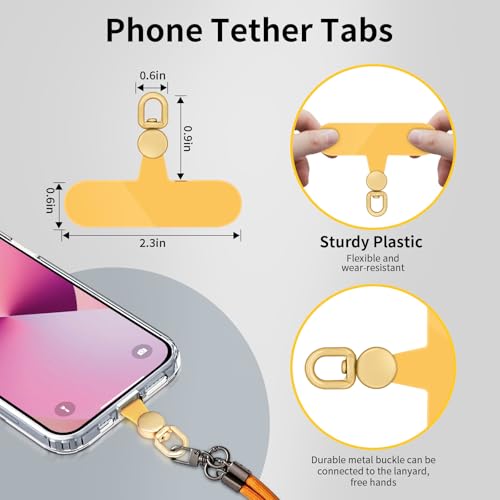 Onglet d'attache de téléphone, 10 pièces patch universel de cordon de téléphone sans transparent - Photo 89 sur 104