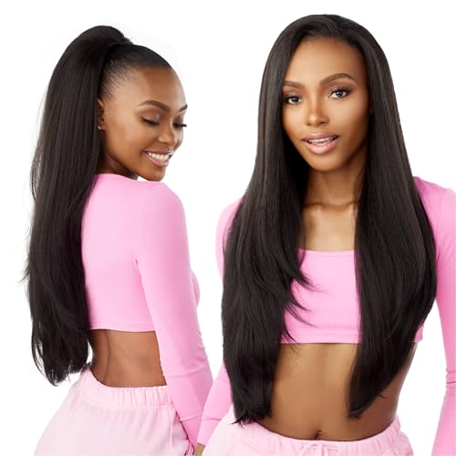 Sensationnel Instant Updown Halfwig Pony - Iud 21 4 Style in 1 Half Wig And Pony Drawstring (1B OFFBLACK)