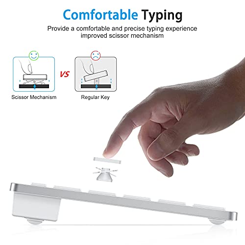 OMOTON Bluetooth Keyboard Compatible with Mac の商品画像 5