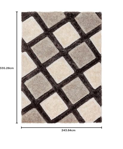 Image of Modern Soft 3D Shaggy Fur Carpets for Living Room Thick Fluffy Rugs for Bedroom, 8x11 feet, Multi Color