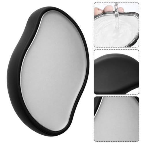 AEIOPRS 1 Pcs Crystal Haarentferner Nano Haarentferner Stein Damen Haarentfernung ohne Rasieren Epilierer Effekt für Glatte Haut Ohne Stoppeln Schwarz
