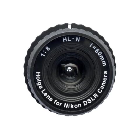 Holga HL-N Lens for Nikon DSLR Camera Black Cover