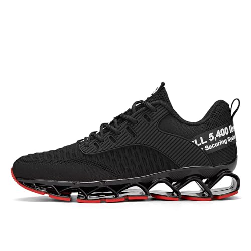 Image of Vooncosir Men's Fashion Sneakers Breathable Mesh Running Shoes Blade Non Slip Soft Sole Casual Athletic Walking Shoes