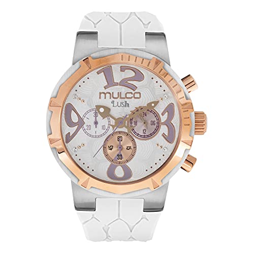 MULCO Lush Rio Watch for Women MW3-20637-013 Quartz Analog Movement Tortoise Embossed - Texture Color Accent - Mineral Anti Scratching Coating and Water Resistant