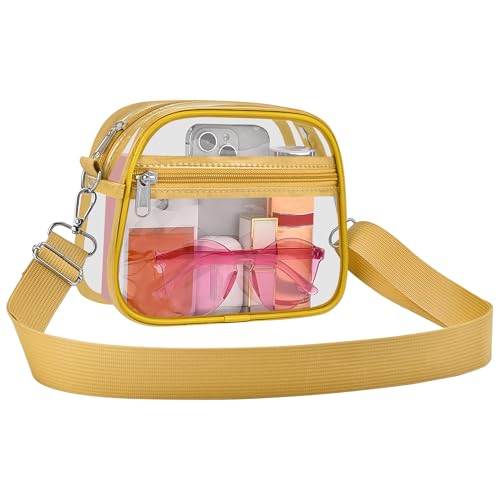 Image of USPECLARE Clear Bag for Stadium Events Clear Sports Fan Handbags Purses