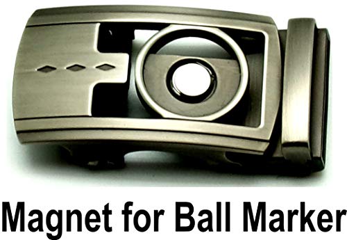 Golf Marker Ratchet Belt with Personalized Ball Marker2