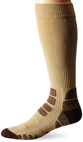 Eurosock Patented Performance All Around Outdoor Compression Socks, Khaki, Large