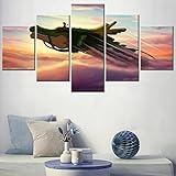 Decoración de la pared: la elección perfecta para la sala de estar, el dormitorio, la oficina, nuestras pinturas agregarán un ambiente elegante a su habitación. Pintura no tóxica e inodoro, no contiene sustancias nocivas, lo mismo se aplica a las habitaciones y dormitorios de los niños. También puede ser un regalo perfecto para Navidad o Año Nuevo.