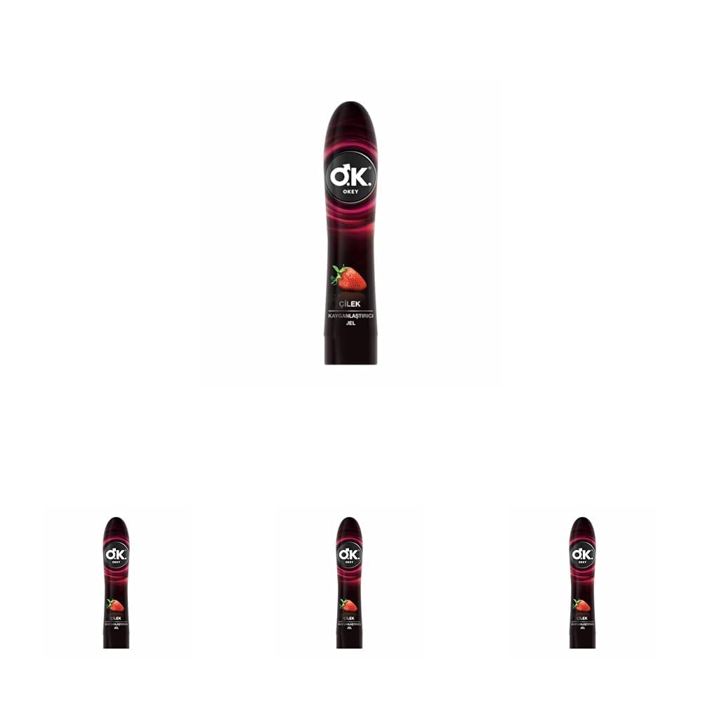 Okey Kayganlaştırıcı Jel - Çilek Özlü 100 ml (4 paketi)