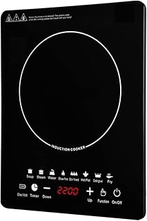 2200W Portable Induction Hob Cooker Electric Induction Countertop Single Burner