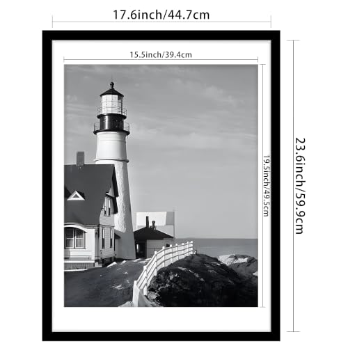 Image of Picrit 18x24 Black Poster Frame, Picture Frame for Wall, 3 Pack