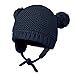 KQueenStar Cappello del Bambino Unisex Berretti e Cappellini per Bambina Berretto Cappello Invernale a Maglia Bambini del Cappello Bambino Ragazzo Ragazza (Blu Navy)