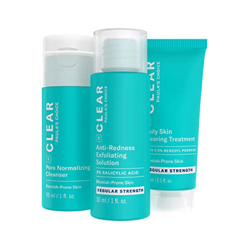 Paula's Choice CLEAR Regular Strength Acne Travel Kit, 2% Salicylic Acid & 2.5%