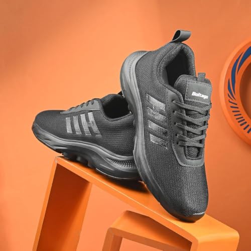 Image of Black Sneakers for Men | Trendy Casual Shoes for Men
