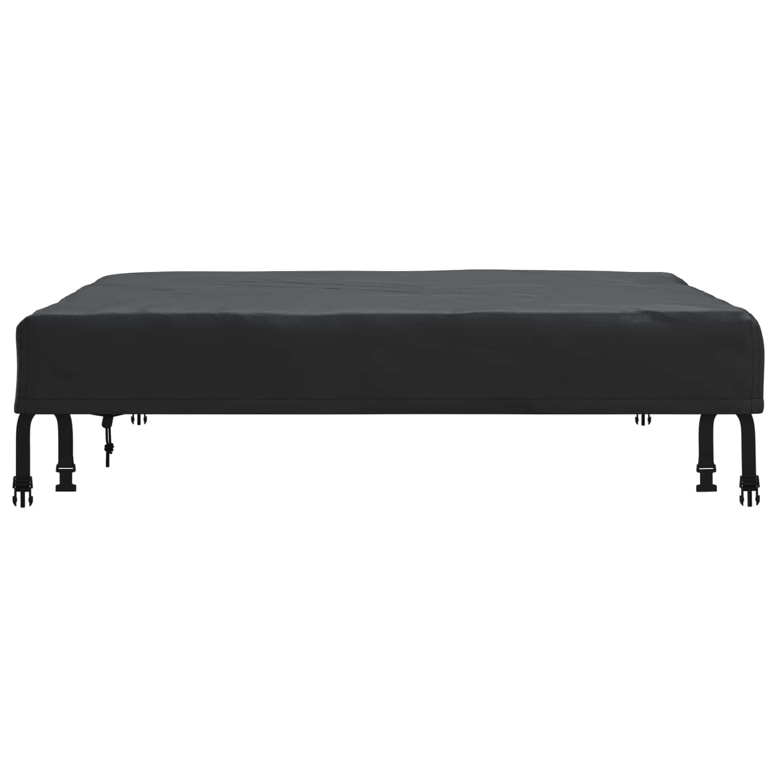 Obrusy uniwersalne, czarne, 92 x 92 x 15 cm, z torbą do przenoszenia, na meble ogrodowe, lounge, fotel, krzesło, stół, ławkę, taras, balkon, odporny na warunki atmosferyczne