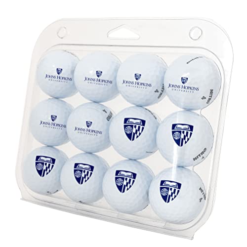 Desert Cactus Johns Hopkins University Golf Balls 12 Pack – JHU Blue Jays Full Color Dozen – Officially Licensed Sport Team Accessory