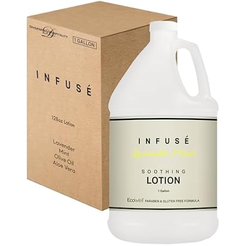 1-Shoppe All-in-Kit | Infuse Lotion | Infuse Lavender Mint Hotel | 1 Gallon | For Hospitality & Vacation Rentals to Refill Dispensers | (Single Gallon) Cover