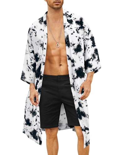 Vêtement d'extérieur fluide style japonais pour homme cherchant le confort