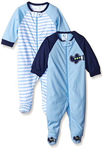 Image of Gerber Baby Boys' 2-Pack Sleep 'N Play-Closeout
