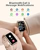 Patrocinado Patrocinado Estás viendo este anuncio según la relevancia del producto con tu búsqueda. Deja comentarios sobre el anuncio Smart Watch con seguimiento de actividad, llamadas por Bluetooth, monitor de salud 24/7 para mujer | 114 modos deportivos, monitor de frecuencia cardíaca 24/7, presión arterial/SpO2/seguimiento de sueño, resistente al agua IP67, contador de calorías y pasos 4