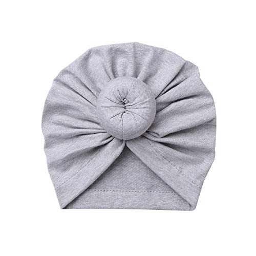Image of YiZYiF Newborn Baby Turban Soft Rabbit Ears Hospital Hat 3Pack