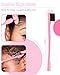 Slick Back Hair Brush, Edge Brush, Hair Accessories Comb Set 3Pcs, Rat Tail Comb for Parting Hair, Teasing Comb for Add Volume Fullness, Edge Brush for Edge Control Black Hair